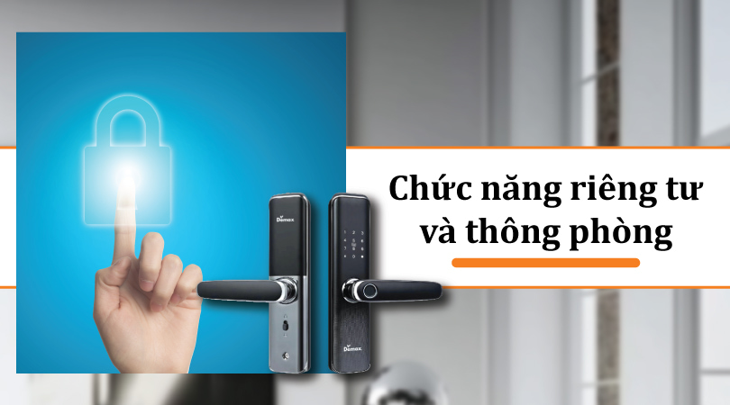 Demax EL268 GS APP Wifi - Chức năng riêng tư và thông phòng